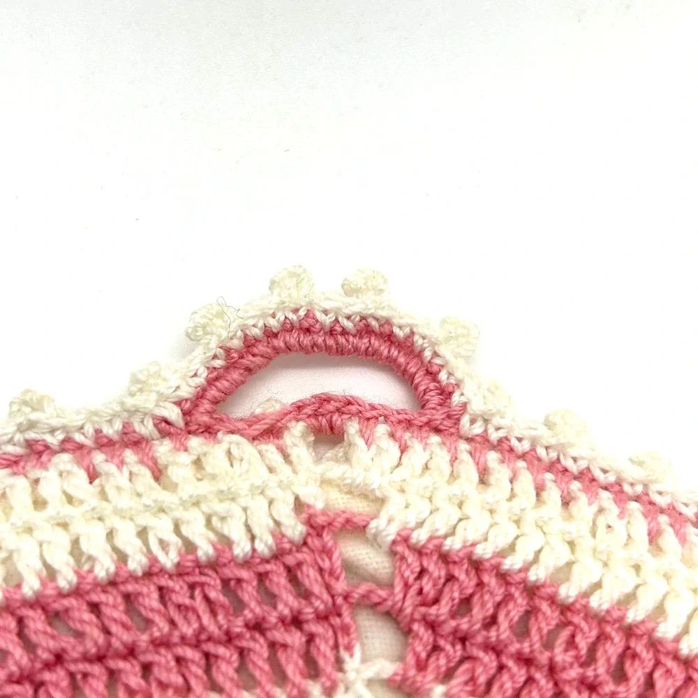 Vintage Handmade‎ Crochet Potholders Lot of 2
